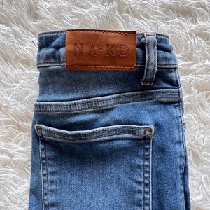 NA-KD Women's Classic Blue Skinny Jeans